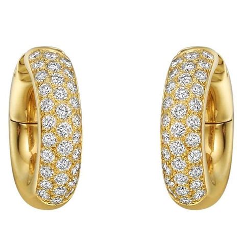 cartier small hoop earrings